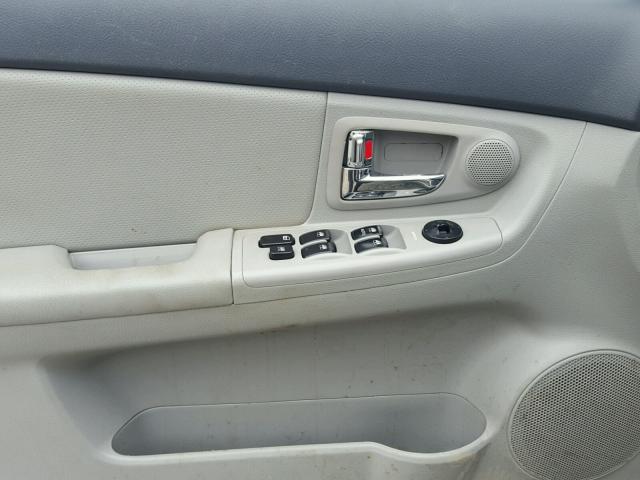 KNAFE221X95658659 - 2009 KIA SPECTRA EX SILVER photo 9