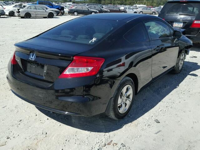 2HGFG3B54DH508832 - 2013 HONDA CIVIC LX BLACK photo 4