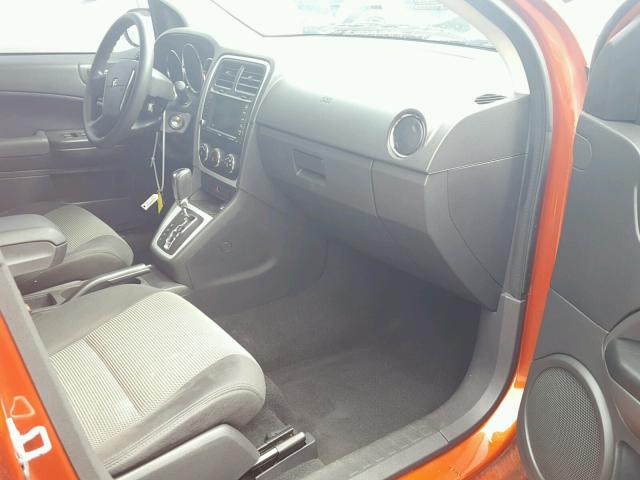 1B3CB3HA3AD566798 - 2010 DODGE CALIBER MA ORANGE photo 5