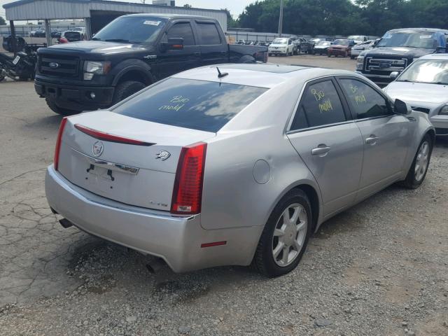 1G6DF577780138861 - 2008 CADILLAC CTS SILVER photo 4