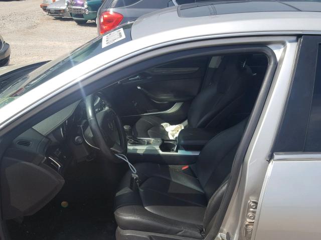 1G6DF577780138861 - 2008 CADILLAC CTS SILVER photo 5