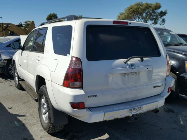 JTEBU14R940047170 - 2004 TOYOTA 4RUNNER SR WHITE photo 3