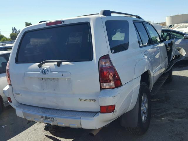 JTEBU14R940047170 - 2004 TOYOTA 4RUNNER SR WHITE photo 4