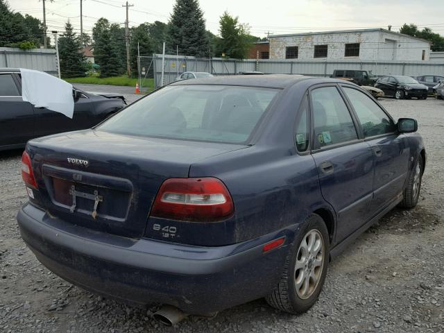 YV1VS29562F836089 - 2002 VOLVO S40 1.9T BLUE photo 4