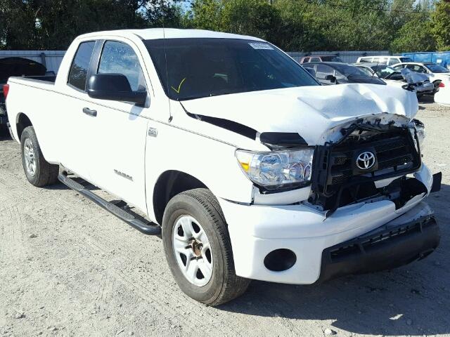 5TFRM5F18AX010079 - 2010 TOYOTA TUNDRA WHITE photo 1