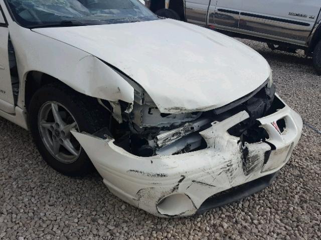 1G2WP52K13F181228 - 2003 PONTIAC GRAND PRIX WHITE photo 10