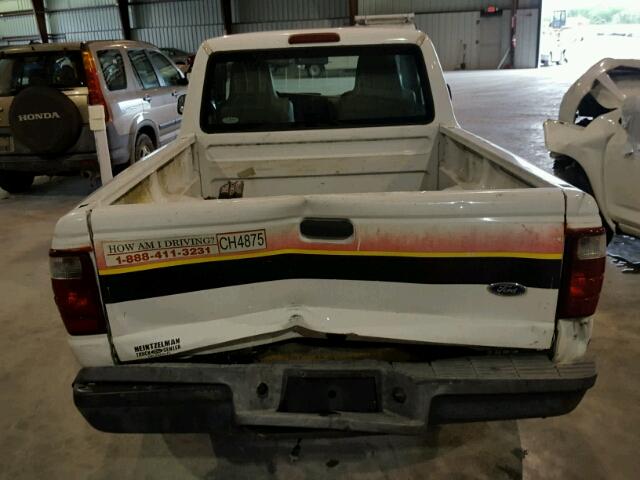 1FTYR10D65PA65001 - 2005 FORD RANGER WHITE photo 6