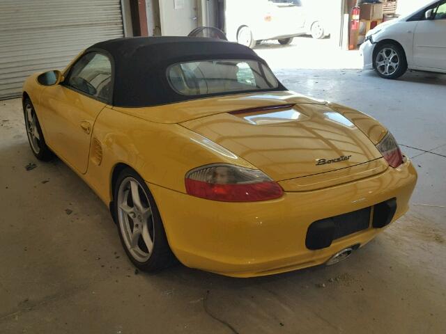 WP0CA29863U622887 - 2003 PORSCHE BOXSTER YELLOW photo 3