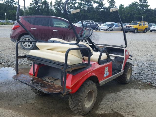 AQ0335317761 - 2003 CLUB GOLF CART RED photo 4