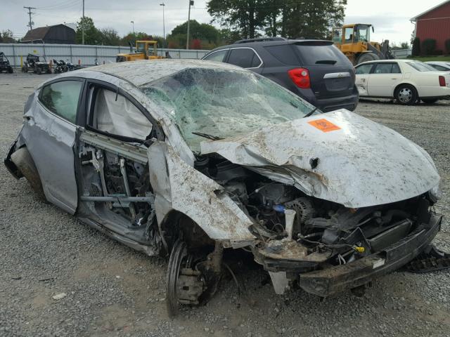 5NPDH4AE5EH461149 - 2014 HYUNDAI ELANTRA SE SILVER photo 1