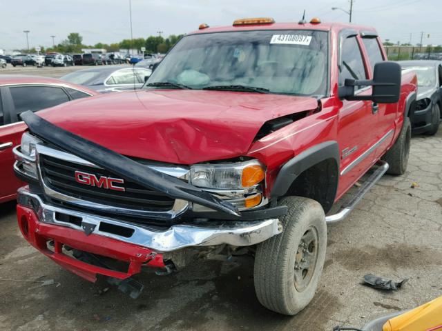 1GTHK23215F963998 - 2005 GMC SIERRA RED photo 2