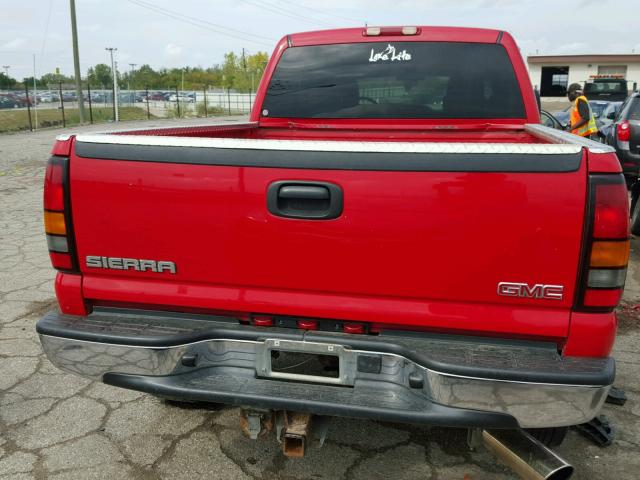 1GTHK23215F963998 - 2005 GMC SIERRA RED photo 6