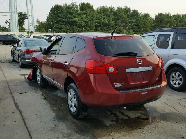 JN8AS5MV2EW703027 - 2014 NISSAN ROGUE SELE RED photo 3