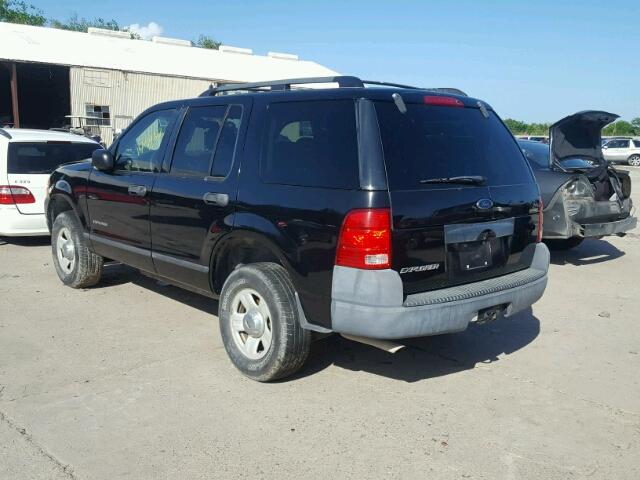 1FMZU62E64ZB38078 - 2004 FORD EXPLORER BLACK photo 3