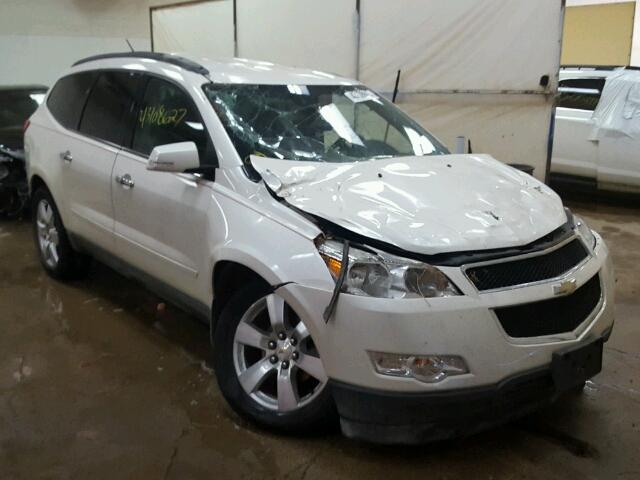 1GNKRGED6BJ355178 - 2011 CHEVROLET TRAVERSE WHITE photo 1