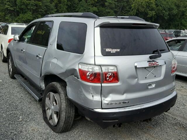 1GKLVMED1AJ115014 - 2010 GMC ACADIA SLT 银色 照片 3