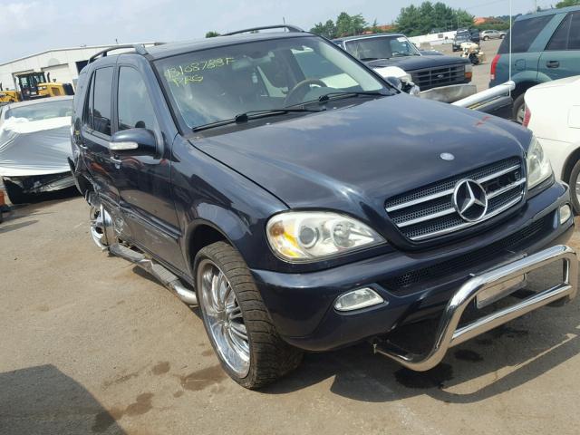 4JGAB75E82A359178 - 2002 MERCEDES-BENZ ML 500 BLUE photo 1