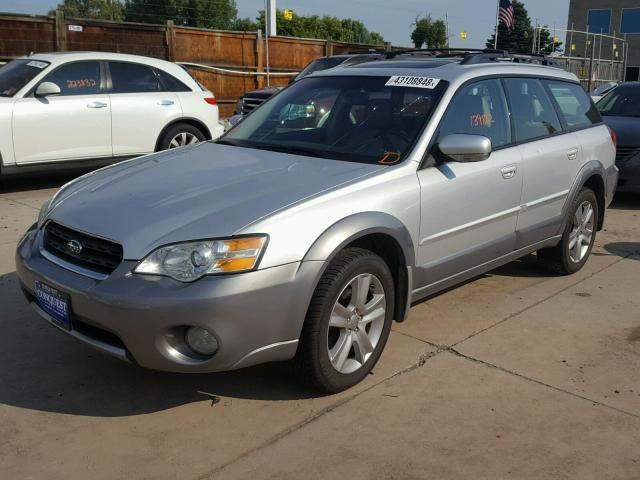 4S4BP86C674300225 - 2007 SUBARU LEGACY OUT SILVER photo 2