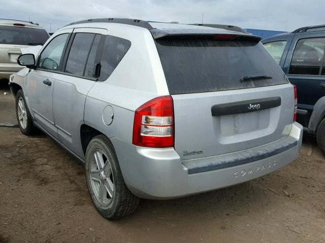 1J4FT47B19D128652 - 2009 JEEP COMPASS SP SILVER photo 3