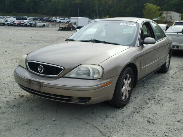 1MEFM50U62G655027 - 2002 MERCURY SABLE GS BEIGE photo 2