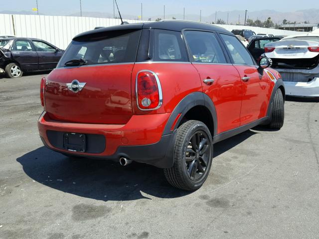 WMWZB3C5XEWR39104 - 2014 MINI COOPER COU RED photo 4