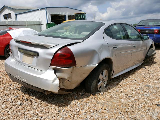 2G2WP522X51195672 - 2005 PONTIAC GRAND PRIX SILVER photo 4