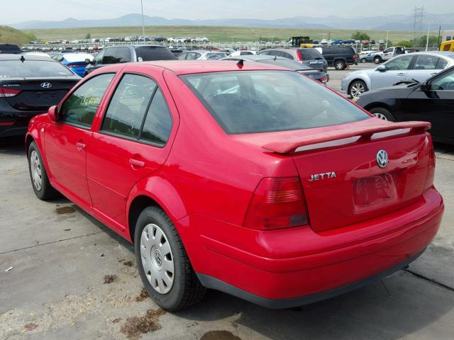 3VWRK69M33M035513 - 2003 VOLKSWAGEN JETTA GL RED photo 3