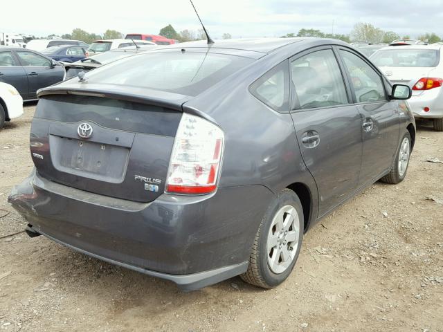 JTDKB20U573251056 - 2007 TOYOTA PRIUS GRAY photo 4