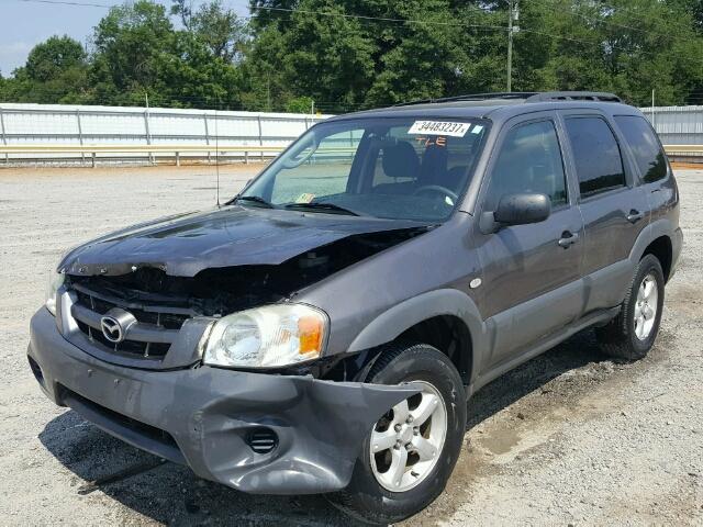 4F2YZ02Z86KM08800 - 2006 MAZDA TRIBUTE I GRAY photo 2