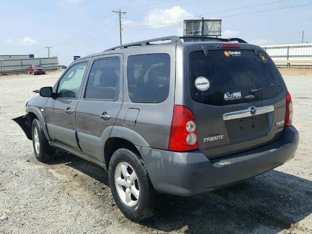 4F2YZ02Z86KM08800 - 2006 MAZDA TRIBUTE I GRAY photo 3