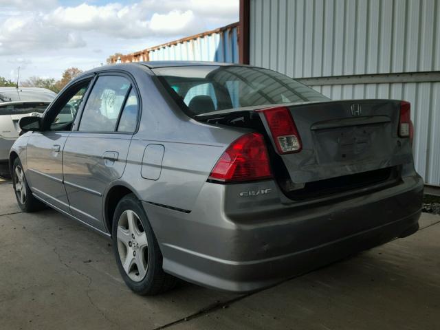 2HGES25715H565816 - 2005 HONDA CIVIC EX 灰色 照片 3