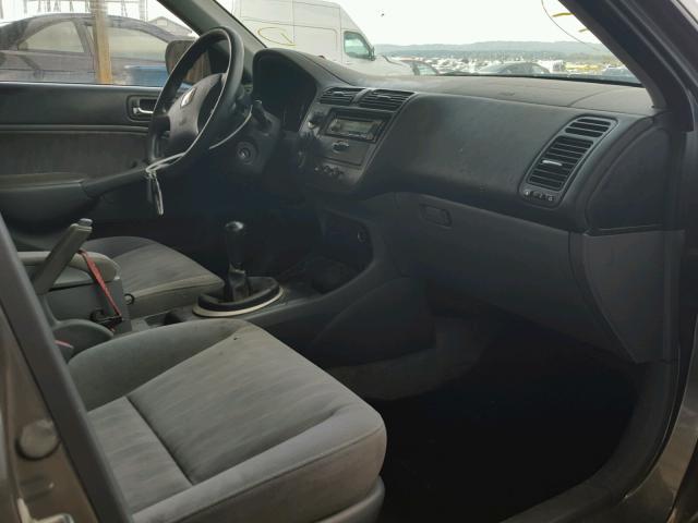 2HGES25715H565816 - 2005 HONDA CIVIC EX 灰色 照片 5