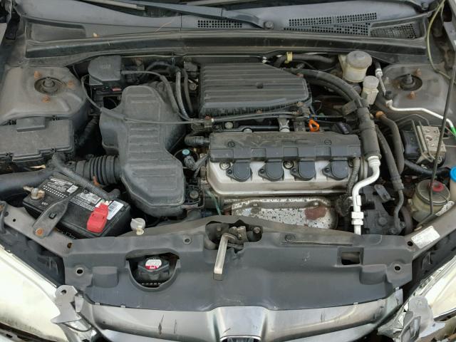 2HGES25715H565816 - 2005 HONDA CIVIC EX GRAY photo 7