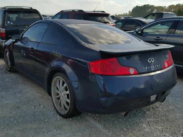 JNKCV54E04M800795 - 2004 INFINITI G35 BLUE photo 3