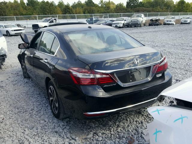 1HGCR2F77HA033877 - 2017 HONDA ACCORD EX BLACK photo 3