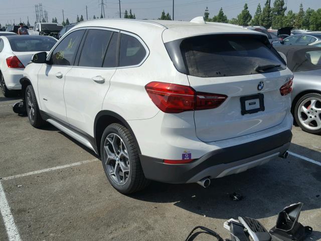 WBXHU7C33J5H40805 - 2018 BMW X1 SDRIVE2 Biały zdjęcie 3