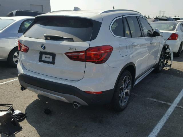 WBXHU7C33J5H40805 - 2018 BMW X1 SDRIVE2 Biały zdjęcie 4