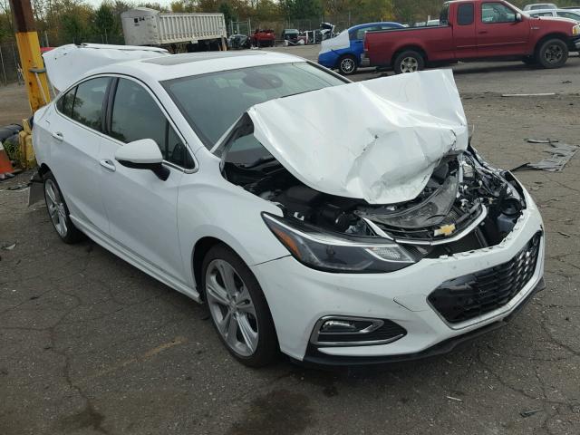 1G1BF5SM5H7152291 - 2017 CHEVROLET CRUZE PREM WHITE photo 1