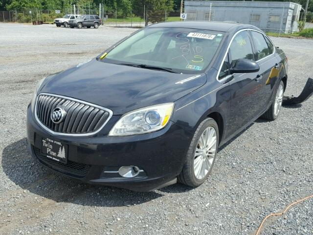 1G4PP5SK7D4185888 - 2013 BUICK VERANO BLACK photo 2