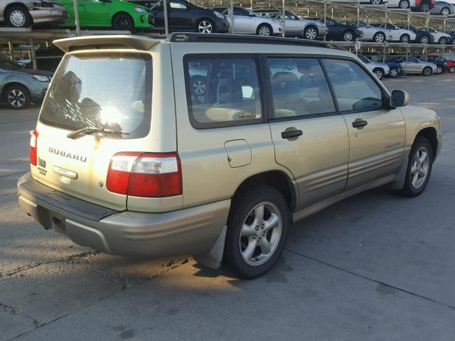 JF1SF65581H750799 - 2001 SUBARU FORESTER S GOLD photo 4