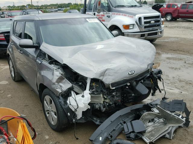 KNDJN2A28F7220777 - 2015 KIA SOUL GRAY photo 1