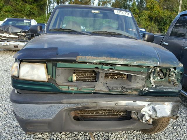 4F4YR12CX1TM10074 - 2001 MAZDA B2500 GREEN photo 9