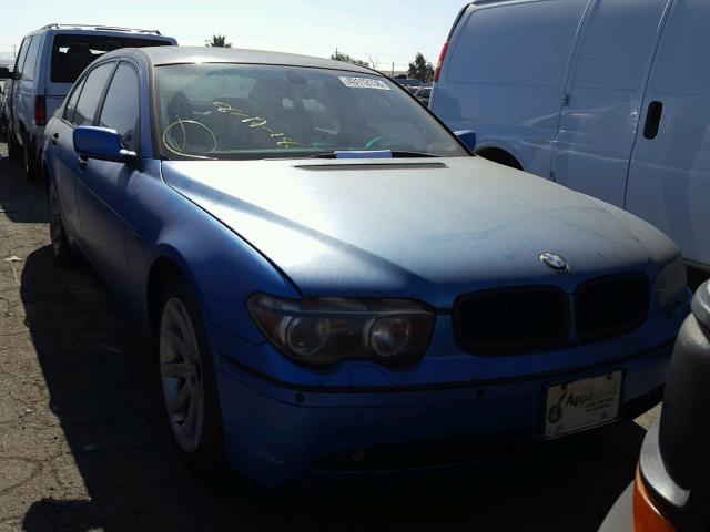 WBAGN63493DR14937 - 2003 BMW 745 LI BLUE photo 1