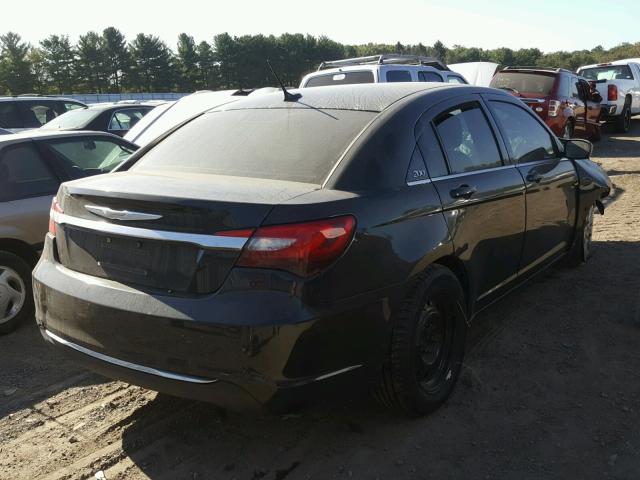 1C3CCBAB0CN126824 - 2012 CHRYSLER 200 LX BLACK photo 4