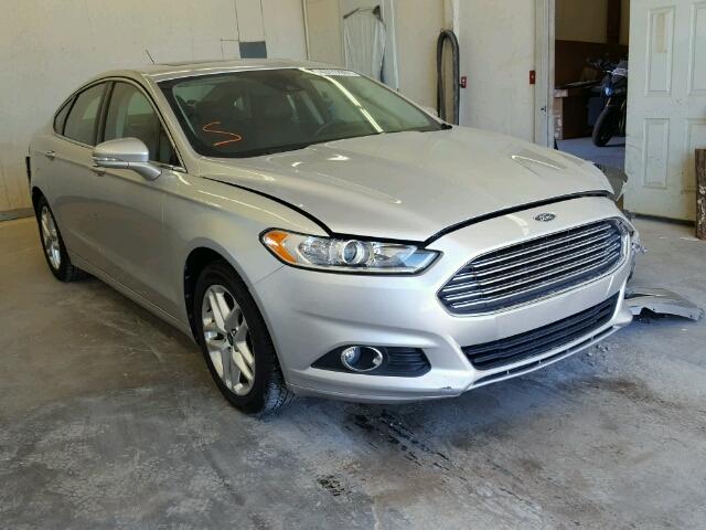 3FA6P0HR0DR237625 - 2013 FORD FUSION SILVER photo 1