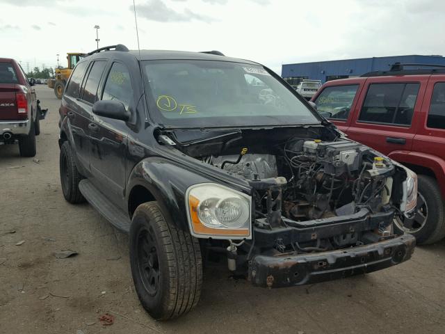 1D4HB48N36F103295 - 2006 DODGE DURANGO SL BLACK photo 1