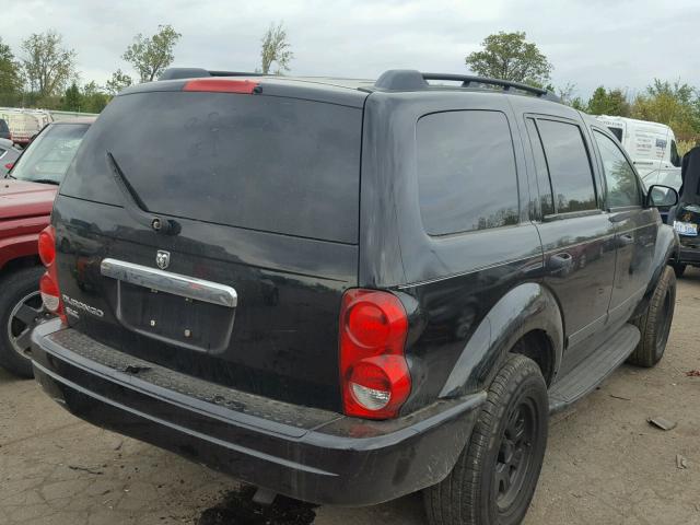 1D4HB48N36F103295 - 2006 DODGE DURANGO SL BLACK photo 4