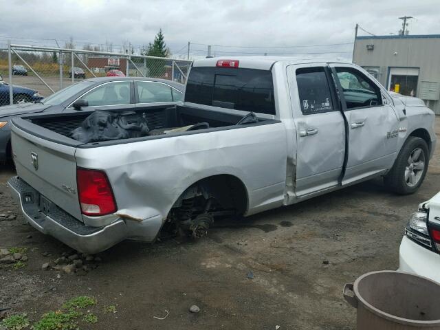 1C6RR7GT7FS744222 - 2015 RAM 1500 SLT SILVER photo 4