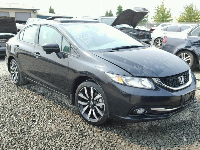 2HGFB2F95FH513126 - 2015 HONDA CIVIC EXL 黑色 照片 1