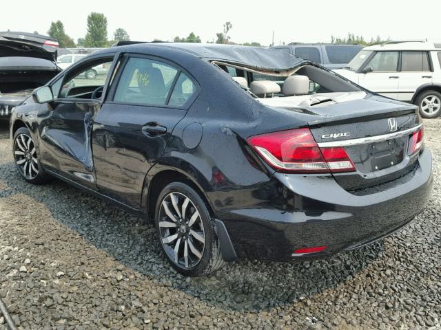 2HGFB2F95FH513126 - 2015 HONDA CIVIC EXL 黑色 照片 3